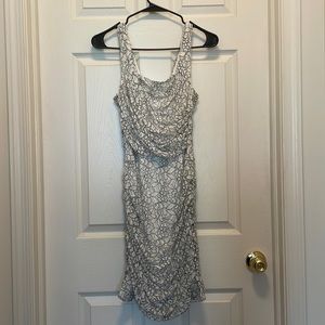 White semi-formal dress
